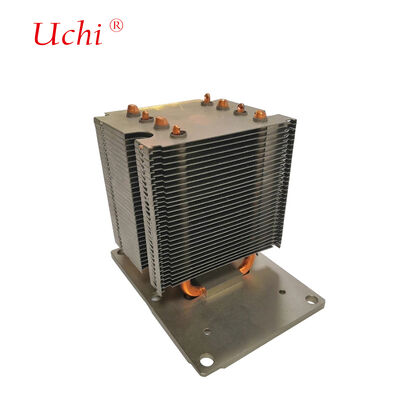 Aluminum Buckle Fin Stacked Active CPU Heatsink
