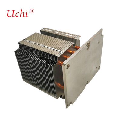 Aluminum Buckle Fin Stacked Active CPU Heatsink