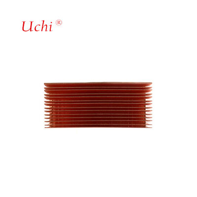 Custom Copper Thick Fin Skived Heat Sink