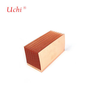 Custom Copper Thick Fin Skived Heat Sink