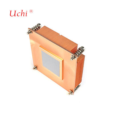Custom Copper Thick Fin Skived Heat Sink