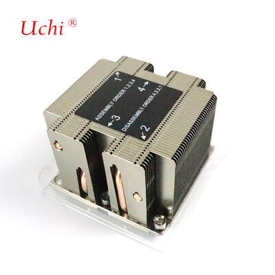 Black Extruded Heat Sink For CNC Machining - CPU & Server Application