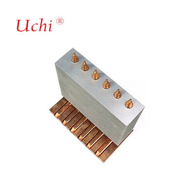 Soldered Zipper Fin Heat Pipe Heat Sink For Medical Equipment