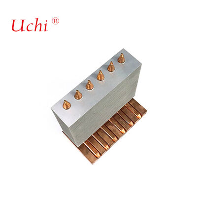 Soldered Zipper Fin Heat Pipe Heat Sink For Medical Equipment