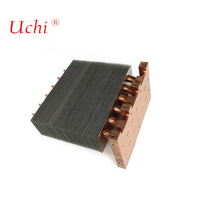 Soldered Zipper Fin Heat Pipe Heat Sink For Medical Equipment