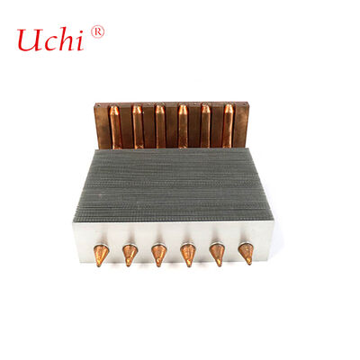 Soldered Zipper Fin Heat Pipe Heat Sink For Medical Equipment