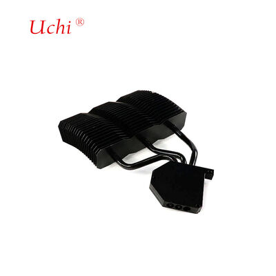 High-Precision Black Aluminum LED Heat Sink