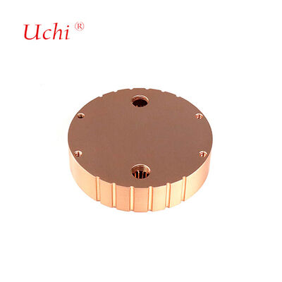 1500W Liquid-Cooled Pure Copper Round LED Lighting Heat Sink
