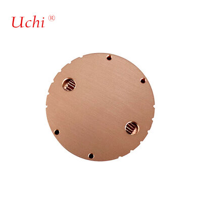 1500W Liquid-Cooled Pure Copper Round LED Lighting Heat Sink