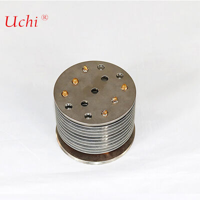 Copper Heat Pipe Zipper Fin Heat Sink For Industrial Lights