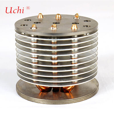 Copper Heat Pipe Zipper Fin Heat Sink For Industrial Lights