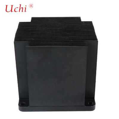 Anodized Black Aluminum Skived Heat Sink For Industrial PCB
