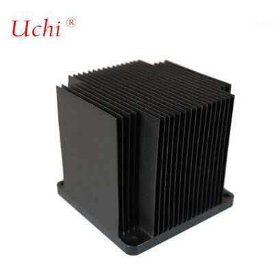 Anodized Black Aluminum Skived Heat Sink For Industrial PCB