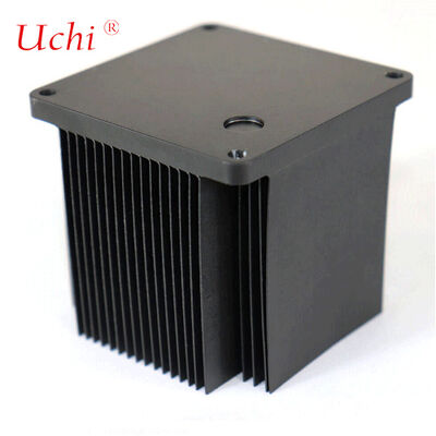 Anodized Black Aluminum Skived Heat Sink For Industrial PCB