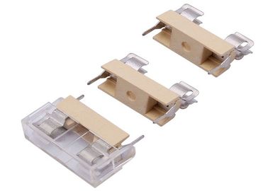 5x20mm 2 Pins Glass Fuse Clip PTF-15 10A 250V BFH-15 With 22mm Pitch And PCB Fuse Holder Cover BS140
