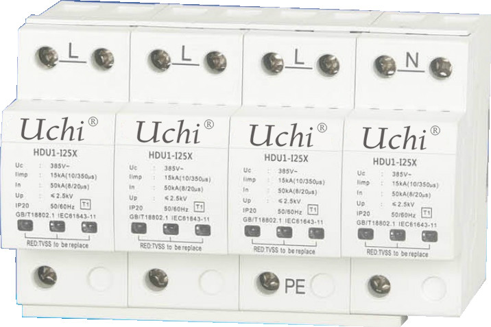I25X 420V Series Surge Protector SPD Protect Affected By Level 1 Lightning