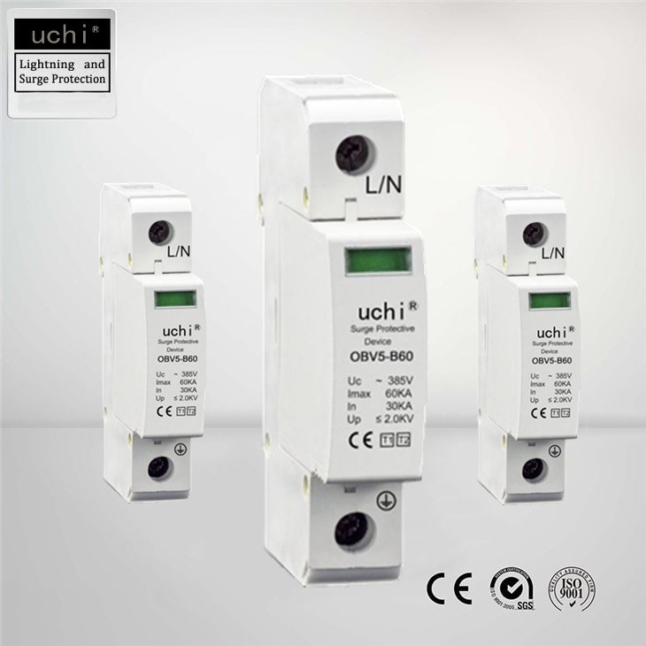 3+NPE Type 1+2 Surge Protector Normal Discharge Current 30KA For Outdoor