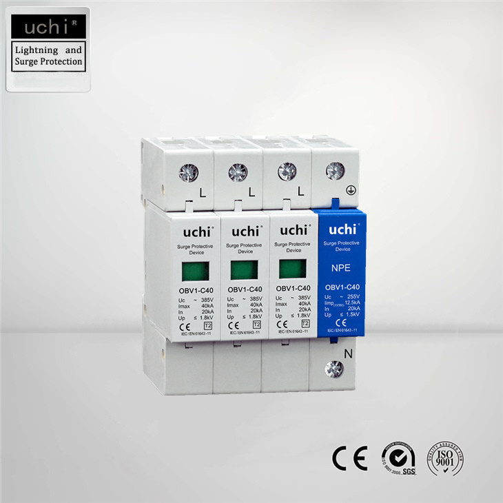 AC 320V Mov Surge Arrester , Class 2 Plug In Power Surge Protector