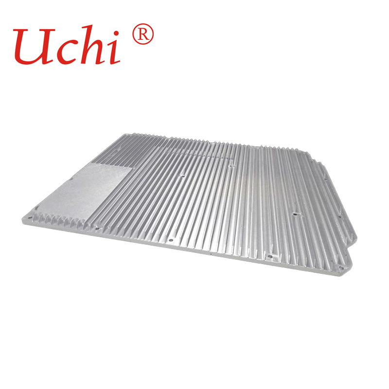 Aluminum Extrusion Plate Heat Sink With 2 Pipes Friction Welding