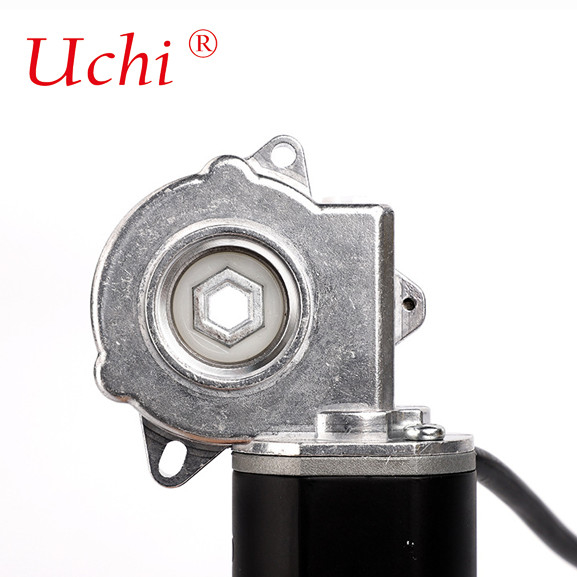 Furniture Medical Industry Lifting Table Motor Worm Gear Reduction DC Brushed Motor