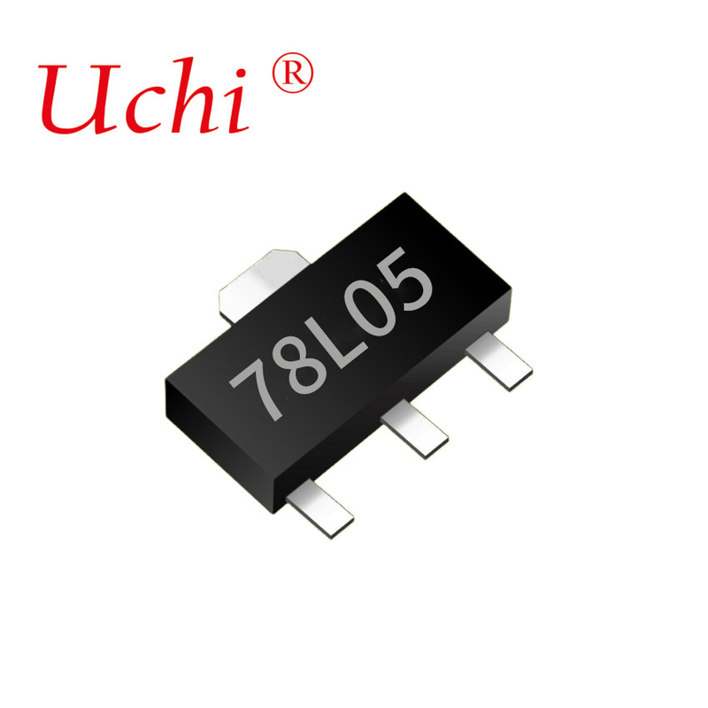 SOT89-3 78L05 5v Voltage Regulators Plastic Encapsulate
