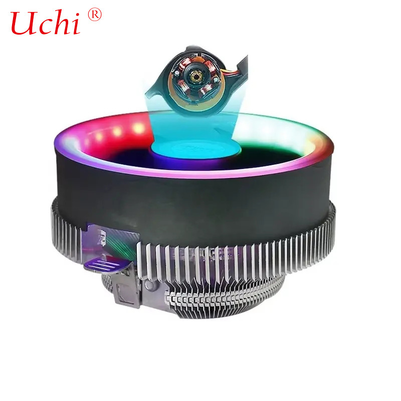 Mini CPU Cooler Aluminum Heatsink CPU Cooler Push-Down Type