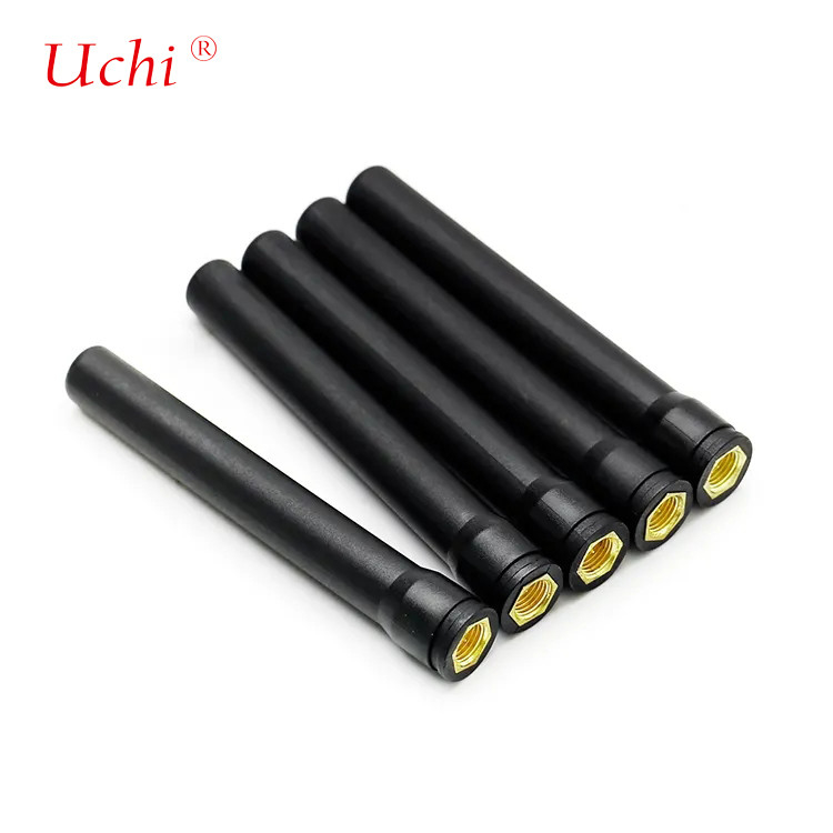 Straight Hexagonal SMA Male Connector 433mhz Receiver 433 Mhz External Lora Rubber Antenna