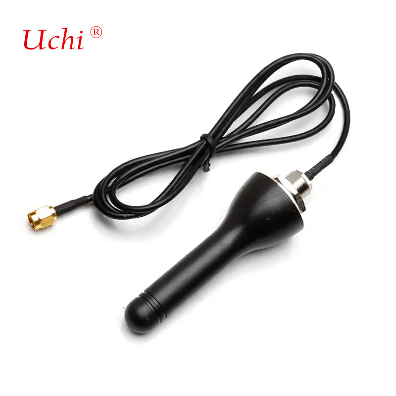 80mm 2.4GHz External Waterproof ABS Rubber Duck WiFi Antenna For SMA Vertical Polarization