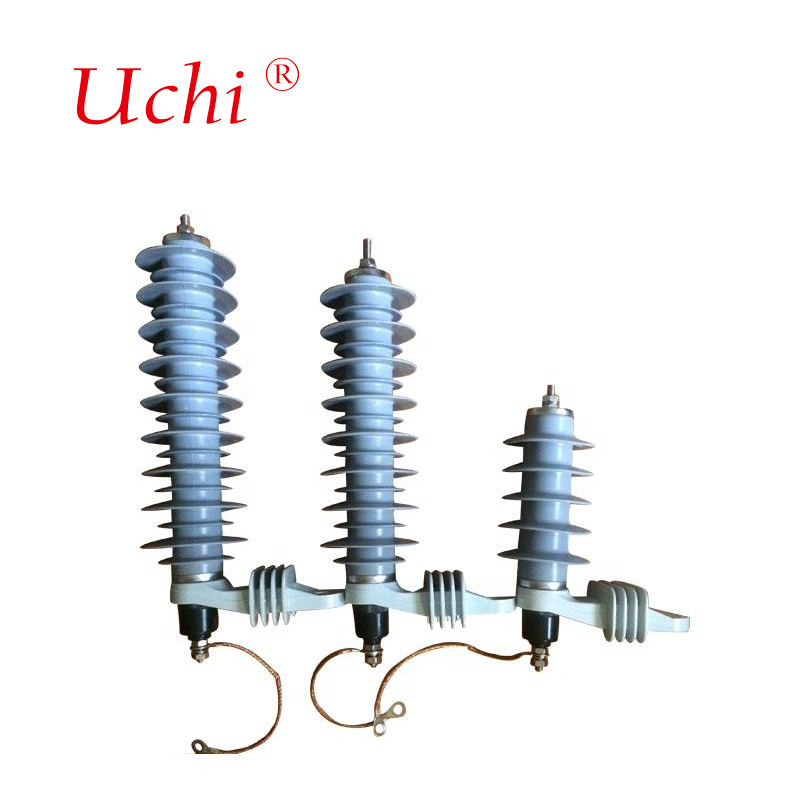 5kA And 10kA 3-36kV Silicone Rubber Surge Arrester For Quick Response