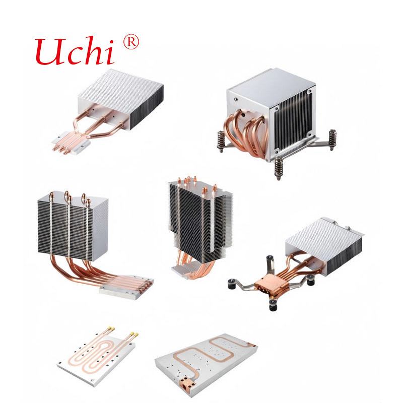 Water Cooling Plate Computer PC Server CPU Cooling Plate Radiator Aluminum Liquid Cooling Cooper Heat Pipe Heat Sink