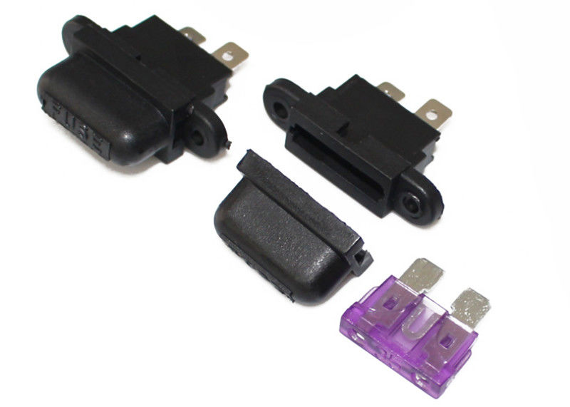 ATU Medium Auto Blade Chassis Panel Mount Fuse Holder Clip JEF-703C 30A 32Volt For Automotive