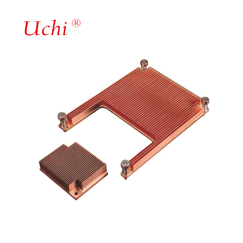 Aluminum Copper Skived Fin Heat Sink for GPUs & Electronics