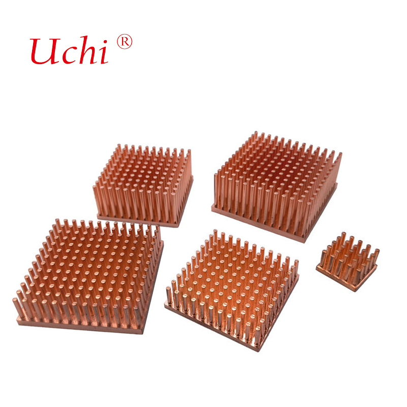 Mini Square Copper Cold Forged Pin Fin Heat Sink