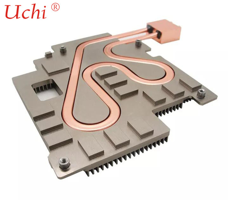 Copper Profile Heat Pipe Liquid Cooling Plate Custom Design