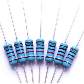 Blue 4 Watt 1 % 0.1R / 10M E96 Metal Film Resistor For PCB , Electrical Resistor
